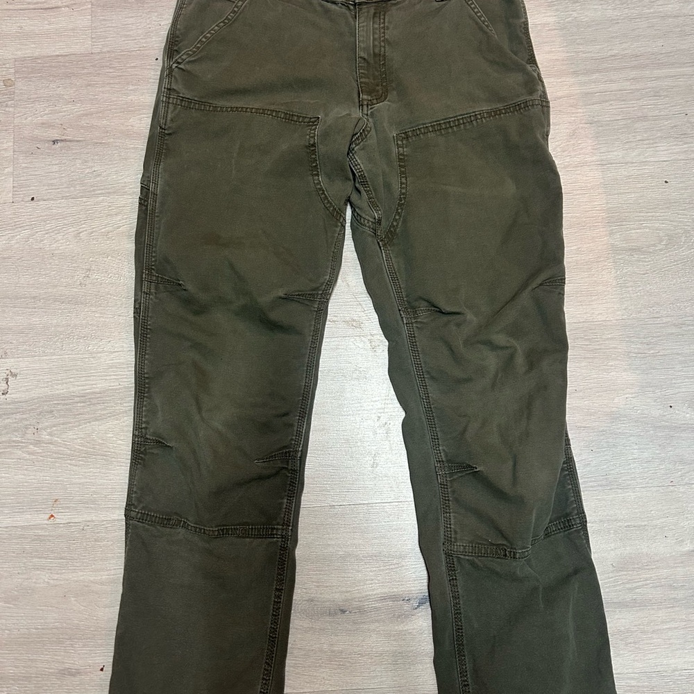 Carhartt Men's Dark Green Cargo Pants